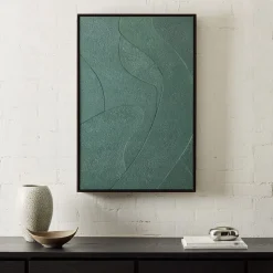 Emerald Monochrome Wall Art