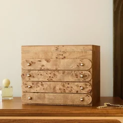 Emma Chamberlain Burl Jewelry Box