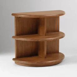 Emma Chamberlain Demi-Lune Side Table (26")