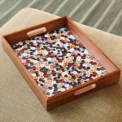 Emma Chamberlain Embellished Button Tray
