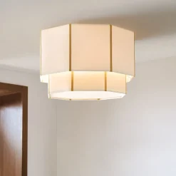 Emma Chamberlain Faceted Flush Mount (16")