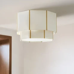 Emma Chamberlain Faceted Flush Mount (16")