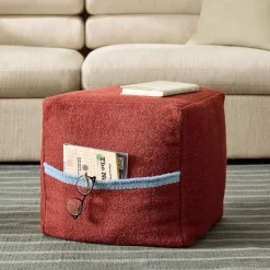 Emma Chamberlain Floor Pouf
