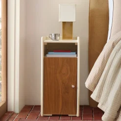 Emma Chamberlain Lacquer Wrapped Nightstand (12")