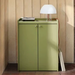 Emma Chamberlain Lacquer Wrapped Storage Cabinet (26")