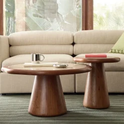 Emma Chamberlain Marble Nesting Coffee Tables (18"–32")