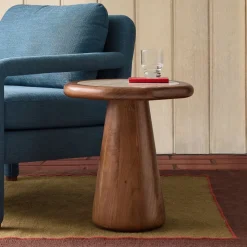 Emma Chamberlain Marble Side Table (18")