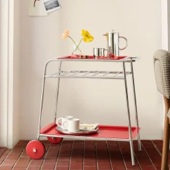 Emma Chamberlain Perforated Coffee Cart (31")
