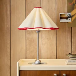 Emma Chamberlain Pleated Table Lamp (18")