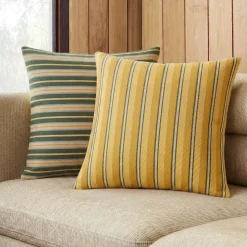 Emma Chamberlain Reversible Stripe Pillow Cover