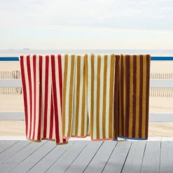 Emma Chamberlain Striped Beach Towel