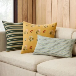 Emma Chamberlain Striped Florals Pillow Set