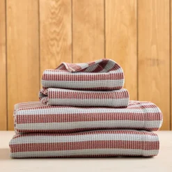 Emma Chamberlain Stripe Waffle Towels Sets