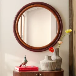 Emma Chamberlain Tubular Round Wall Mirror