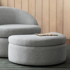 Emma Chamberlain Upholstered Ottoman