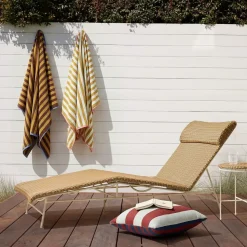 Emma Chamberlain Woven Outdoor Chaise Lounge