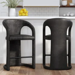 Engert Leather Counter Stool