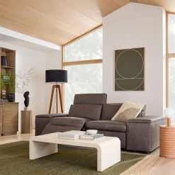 Enzo Leather Reclining Sofa (77"–93")