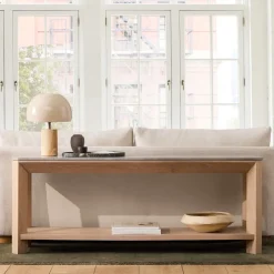 Essex Marble Top Console Table (62")
