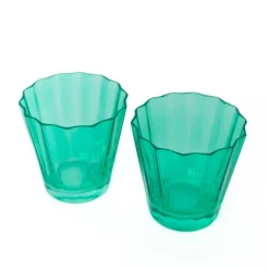 Estelle Colored Glass Sunday Lowball Glass Sets