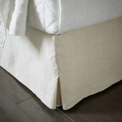 European Flax Linen Bed Skirt