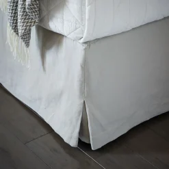 European Flax Linen Bed Skirt