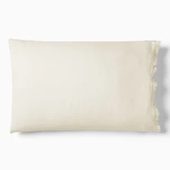 European Flax Linen Ruffle Pillowcase Set