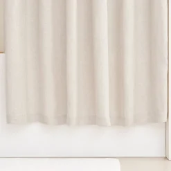 European Flax Linen Shower Curtain