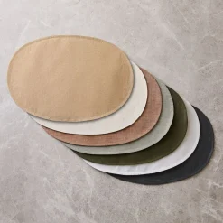 European Linen Oval Placemats