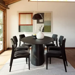 Eurydice Oval Plinth Dining Table (86")