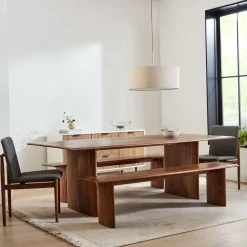 Extra Deep Anton Solid Wood Dining Table (86")
