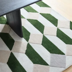 Faceted Tile Performance Rug