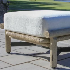 Fairbourne Teak Outdoor Ottoman
