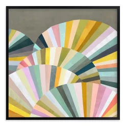 Fan Out Framed Wall Art by Minted for West Elm