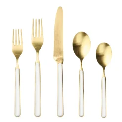 Fantasia Ice Gold Flatware Sets
