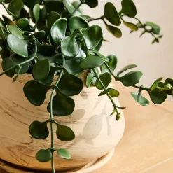 Faux Eucalyptus Potted Plant