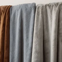 Faux Fur Plush Throw
