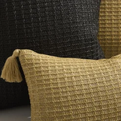 Faux Jute Indoor/Outdoor Pillow