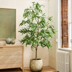 Faux Long Leaf Eucalyptus Potted Plant