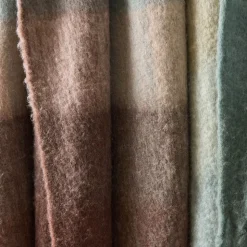 Faux Mohair Framed Ombre Throw