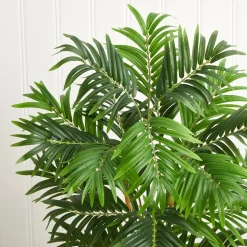 Faux Potted Areca Palm Tree