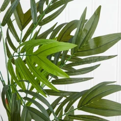 Faux Potted Bamboo Palm Tree