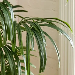 Faux Potted Bamboo Palm Tree (7')