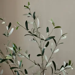 Faux Potted Black Olive Tree