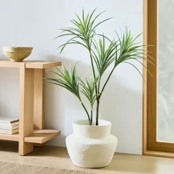 Faux Potted Dracaena Plant