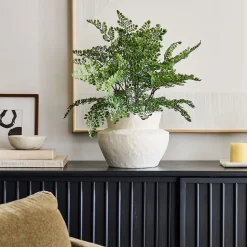 Faux Potted Maidenhair Fern Plant
