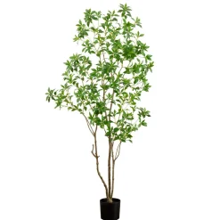Faux Potted Minimalist Japanese Pieris Tree
