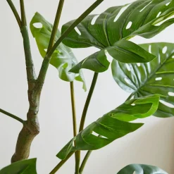 Faux Potted Monstera Plant