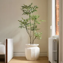 Faux Potted Phoenix Tree