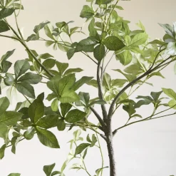 Faux Potted Quince Leaf Tree